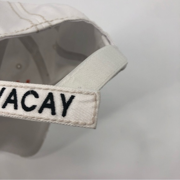 KBETHOS Embroidered Vacy All Day White Distressed Baseball Cap - Picture 6 of 14